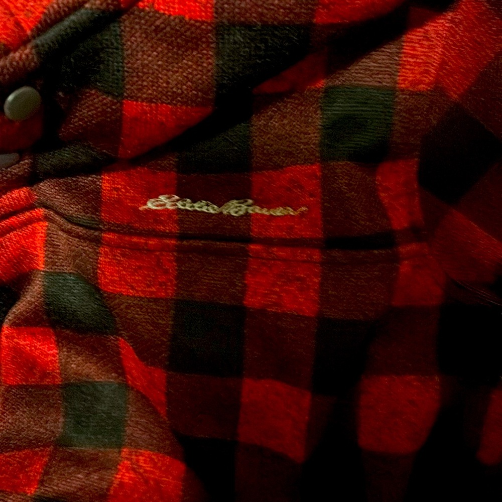 Eddie Bauer flannel pull over